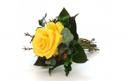 Aranže stabilizovaná růže Lucy yellow