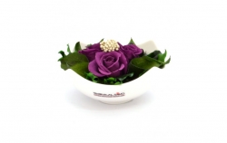 Aranže stabilizovaná růže Nela purple